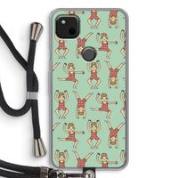 Gymboys: Pixel 4a Transparant Hoesje met koord