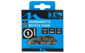 M-Wave Fietsketting M-Wave Single Speed / Naafversnelling - 112 Schakels