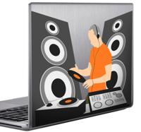 Sticker Laptop DJ - thumbnail