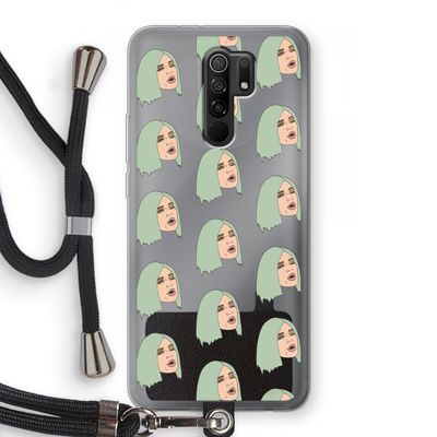 King Kylie: Xiaomi Redmi 9 Transparant Hoesje met koord