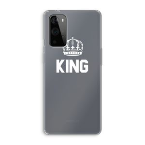 King zwart: OnePlus 9 Pro Transparant Hoesje