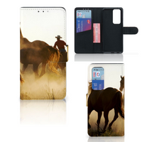OPPO Find X3 Neo 5G Telefoonhoesje met Pasjes Design Cowboy