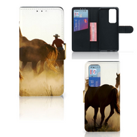 OPPO Find X3 Neo 5G Telefoonhoesje met Pasjes Design Cowboy - thumbnail