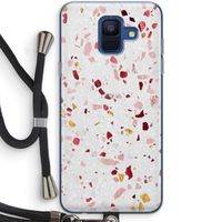 Terrazzo N°9: Samsung Galaxy A6 (2018) Transparant Hoesje met koord