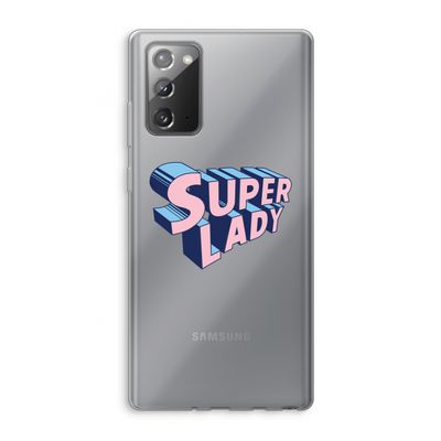 Superlady: Samsung Galaxy Note 20 / Note 20 5G Transparant Hoesje