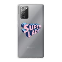Superlady: Samsung Galaxy Note 20 / Note 20 5G Transparant Hoesje