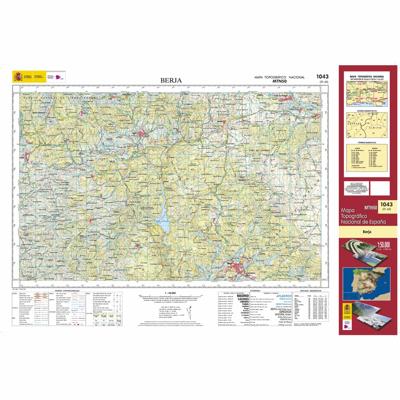 Topografische kaart 1043 MT50 Berja | CNIG - Instituto Geográfico Nacional1