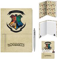 Harry Potter Premium A5 Notebook with Pen - Hogwarts Houses