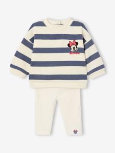 Babyset sweater + legging Disney® MINNIE blauw, gestreept