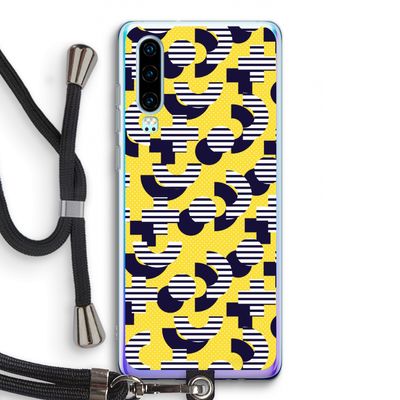 8-bit N°3: Huawei P30 Transparant Hoesje met koord