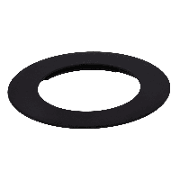 Afdekring geschikt voor Luna & Aura LED Inbouwspots - Draaisysteem - Zwart