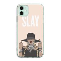 Slay All Day: iPhone 11 Transparant Hoesje