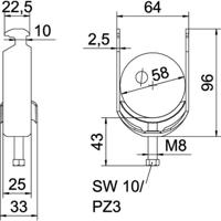 OBO Bettermann 1186056 Beugelklem 1 stuk(s)