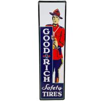 Goodrich Safety Tires Stalen Bord met Relief - 73 x 20cm
