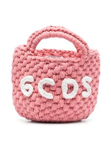 Gcds Kids mini sac seau en crochet - Rose