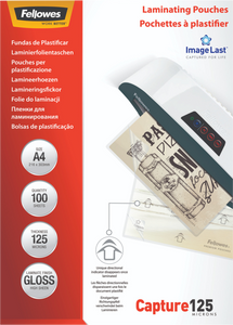 Fellowes ImageLast 125 micron lamineerhoes glanzend A4-100pk