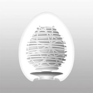 Tenga Egg Silky II Eivormige masturbator Thermoplastische elastomeer (TPE)