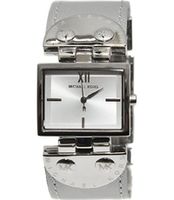 Horlogeband Michael Kors MK2364 Leder Grijs 26mm - thumbnail