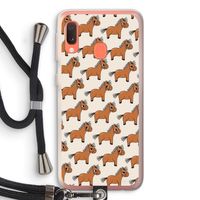 Pony: Samsung Galaxy A20e Transparant Hoesje met koord