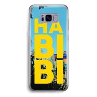 Habibi Majorelle : Samsung Galaxy S8 Transparant Hoesje