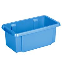 Sunware Opslagbox Nesta - kunststof - 7L - blauw - 38 x 21 x 14 cm