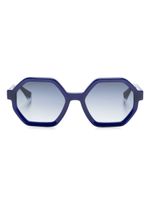 GIGI STUDIOS lunettes de soleil Shirley à monture géométrique - Bleu GIGI STUDIOS lunettes de soleil Shirley à monture géométrique - Bleu