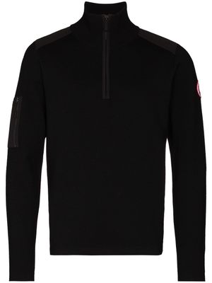 Canada Goose sweat Stormont à col zippé - Noir