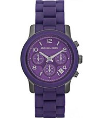 Horlogeband Michael Kors MK5511 Silicoon Paars 20mm