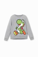 Fleece sweatshirt Super Mario - BLACK - 3/4