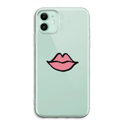 Kusje: iPhone 11 Transparant Hoesje