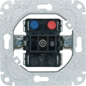 Opus dubbelpolige schakelaar met steekklemmen en met verlichting