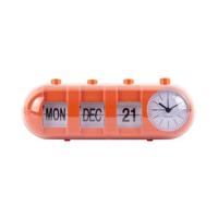 Karlsson - Alarm Clock Retro Tube Calendar Flip