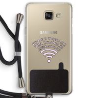 Home Is Where The Wifi Is: Samsung Galaxy A5 (2016) Transparant Hoesje met koord