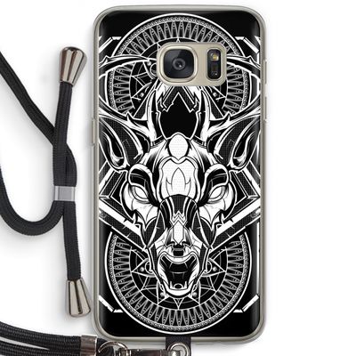 Oh Deer: Samsung Galaxy S7 Transparant Hoesje met koord