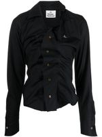 Vivienne Westwood chemise Drunken en coton - Noir - thumbnail