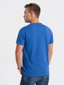 T-shirt Heren - Blauw - KASTON