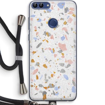 Terrazzo N°8: Huawei P Smart (2018) Transparant Hoesje met koord