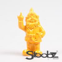 Stoobz Design Stoobz kabouter f*ck you geel 10cm