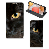 Samsung Galaxy A42 Hoesje maken Zwarte Kat