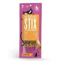 SCHESIR Stix Kipcrème - delicatesse voor katten - 6x15g