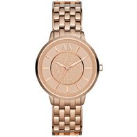 Horlogeband Armani Exchange AX5305 Staal Rosé 16mm