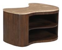 Artistiq Organische Salontafel 'Hau' Mangohout, 60 x 40cm, kleur Bruin