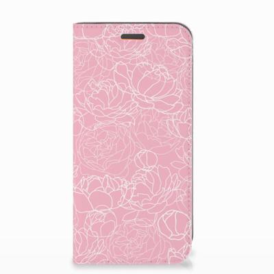 Motorola Moto E5 Play Smart Cover White Flowers Motorola Moto E5 Play Smart Cover White Flowers