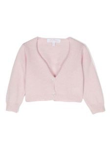 Mariella Ferrari cardigan en maille à boutonnière - Rose