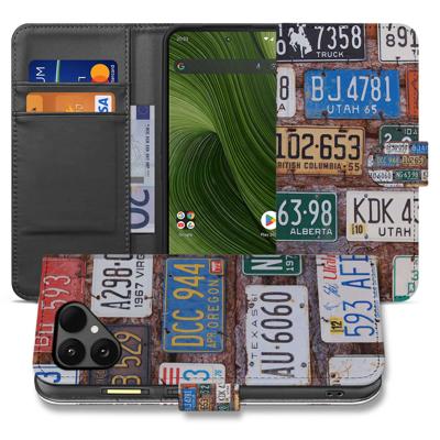 Fairphone 6 | Bookcase | Hoesje Kentekenplaten Collage