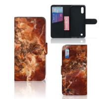 Samsung Galaxy M10 | Bookcase | Marmer Bruin