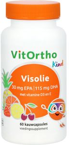 Visolie 30 mg EPA - 115 mg DHA Kind Kauwcapsules