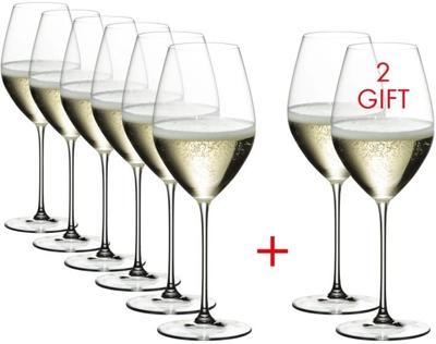 Riedel Champagne Glazen Veritas - 445 ml - Pay 6 Get 8