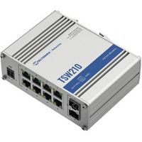 Teltonika TSW210 netwerk-switch Unmanaged Gigabit Ethernet (10/100/1000) Aluminium - thumbnail