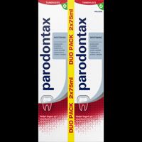 Parodontax Whitening dagelijkse tandpasta tegen bloedend tandvlees 2 x 75 ml Duo Pack bij Jumbo